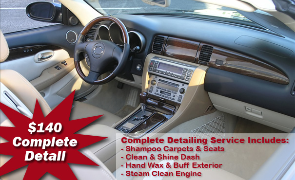 Complete Auto Detailing Service Available