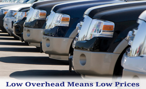 Low Overhead Means Low Prices